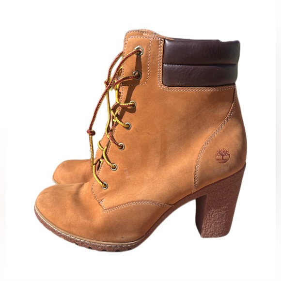 Timberland high heel boots sz 10 - Picture 7 of 8